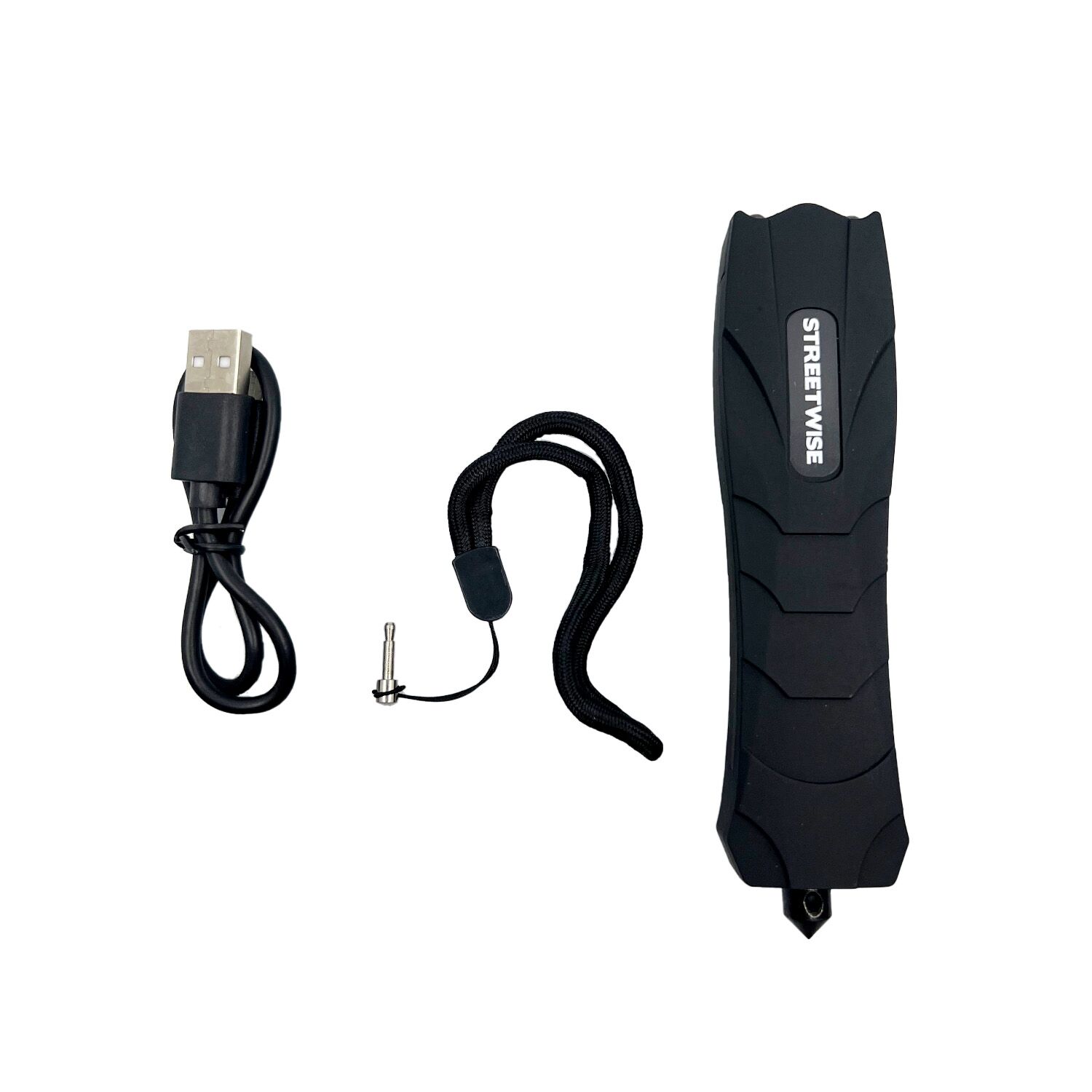 Streetwise Serpent Stun Gun Black Contents | ThugBusters Streetwise Serpent Stun Gun Black Contents