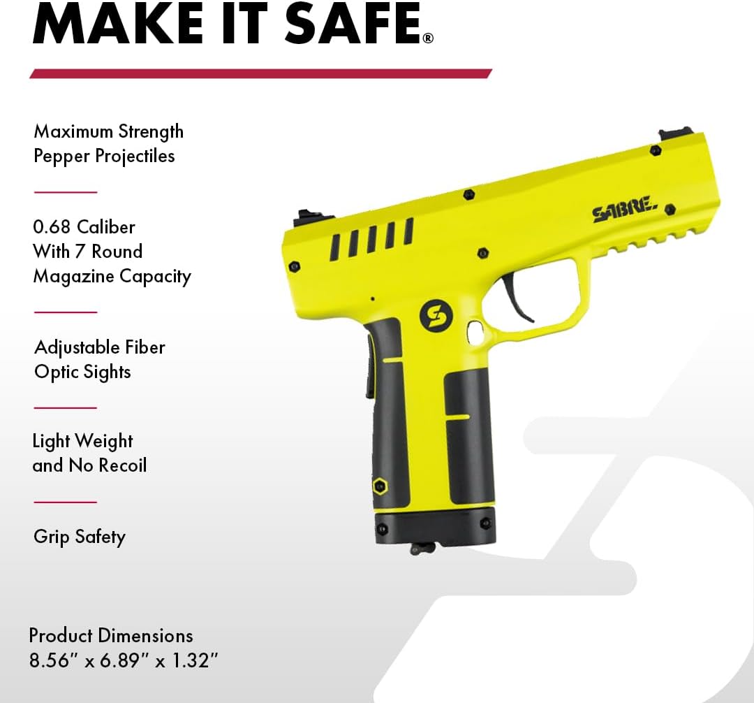 Saber Pepper Launcher make it safe | ThugBusters Saber Pepper Launcher make it safe