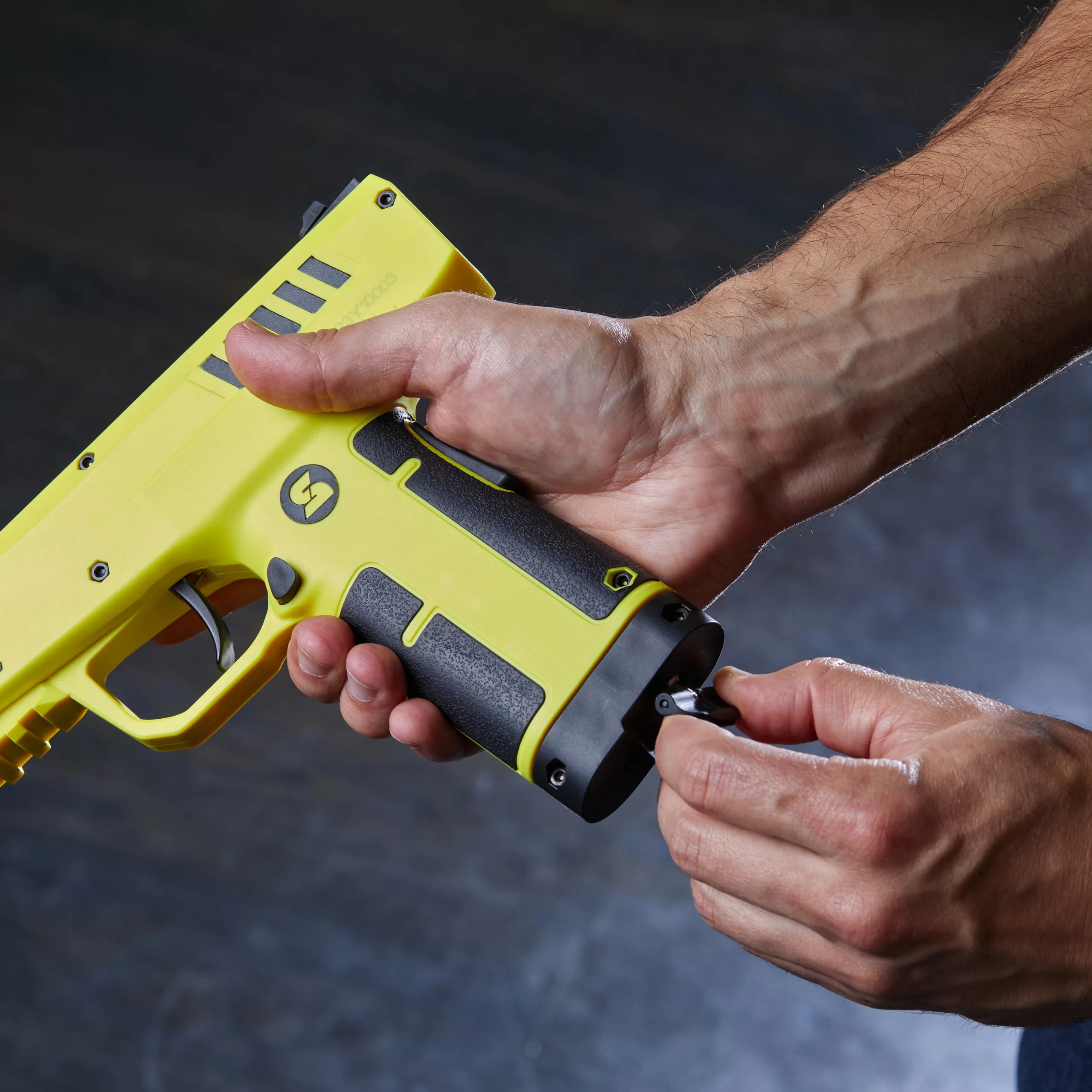 sabre Pepper Ball Launcher Magazine lock | ThugBusters sabre Pepper Ball Launcher Magazine lock