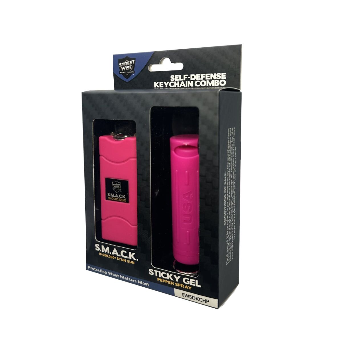 stun gun pepper gel combo hot pink