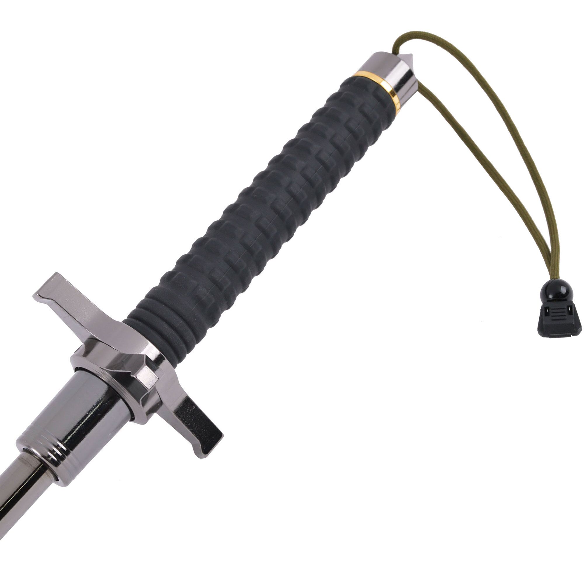 Baton with Cross Guard HandleHandle clseup 2 | ThugBusters Baton with Cross Guard Handle Handle clseup 2