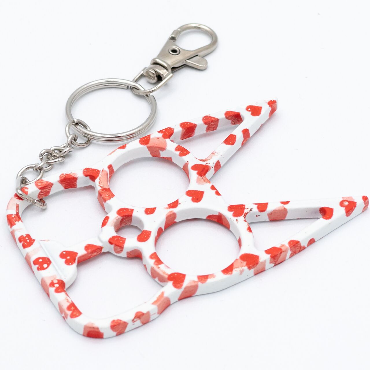 Bubbly Cat Key Chain Hearts 2 | ThugBusters Bubbly Cat Key Chain Hearts 2