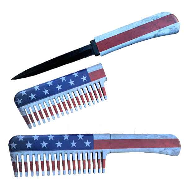 Comb Knife American Flag 3 | ThugBusters Comb Knife American Flag 3