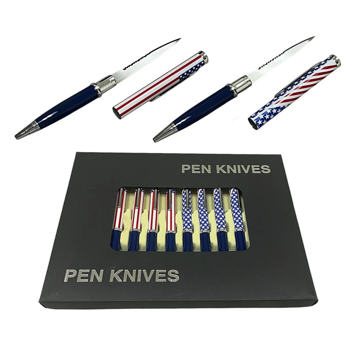 American Flag pen knife set 2 designs | ThugBusters American Flag pen knife set 2 designs