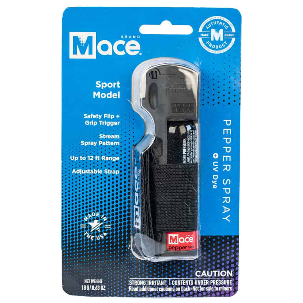 Mace® Pepper Spray Jogger, 0.63 oz Stream Formula, 12 ft Range, 18-20 Bursts, Wrist Strap Design, UV Dye Marking, Runners and Outdoor Athletes - Image 6