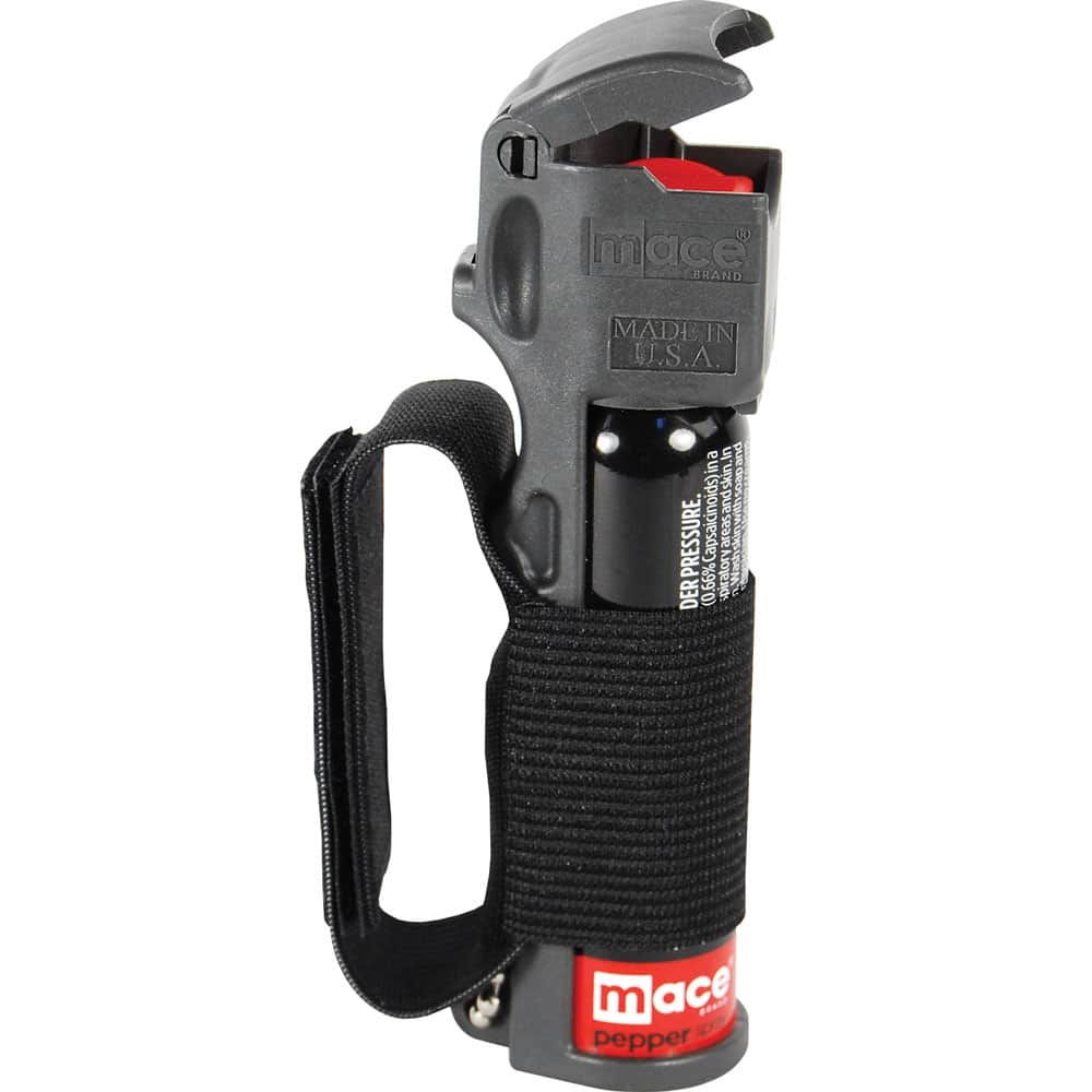 Mace® Pepper Spray Jogger, 0.63 oz Stream Formula, 12 ft Range, 18-20 Bursts, Wrist Strap Design, UV Dye Marking, Runners and Outdoor Athletes