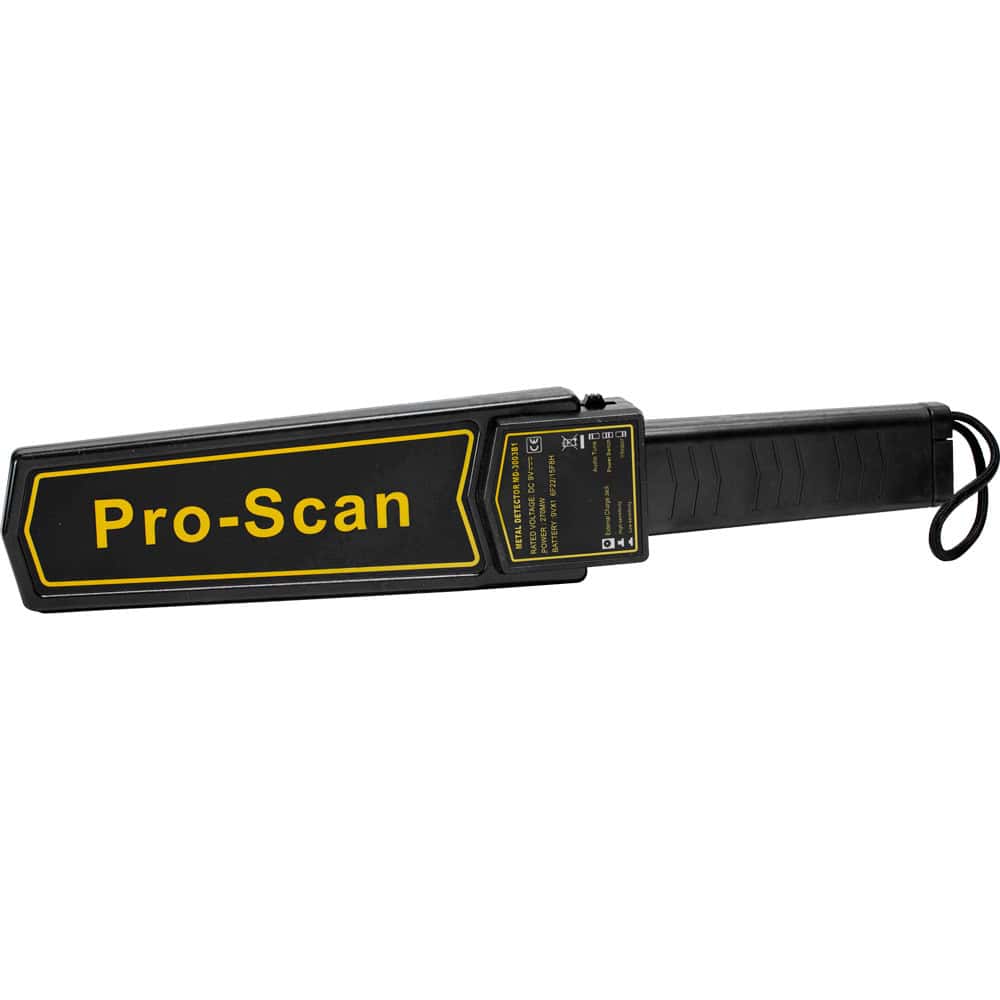 Pro Scan Security Scanner Hand Held Metal Detector, 5 Inch Detection Range for Handguns, Dual Audio and Vibration Alert Modes, Three Color LED Indicators, 16.13 x 3.25 x 1.75 Inches, Includes Holster and Wrist Strap, Lifetime Warranty - Image 2
