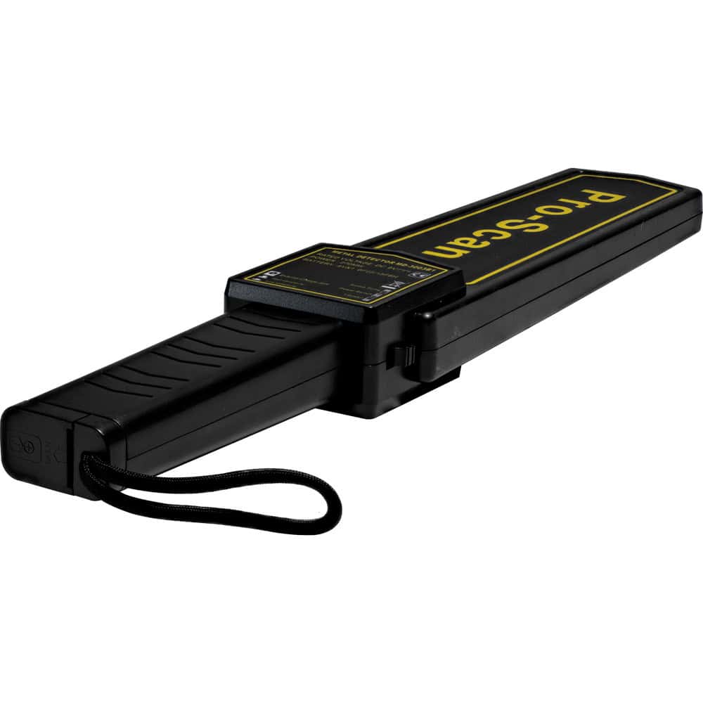 Pro Scan Security Scanner Hand Held Metal Detector, 5 Inch Detection Range for Handguns, Dual Audio and Vibration Alert Modes, Three Color LED Indicators, 16.13 x 3.25 x 1.75 Inches, Includes Holster and Wrist Strap, Lifetime Warranty - Image 4