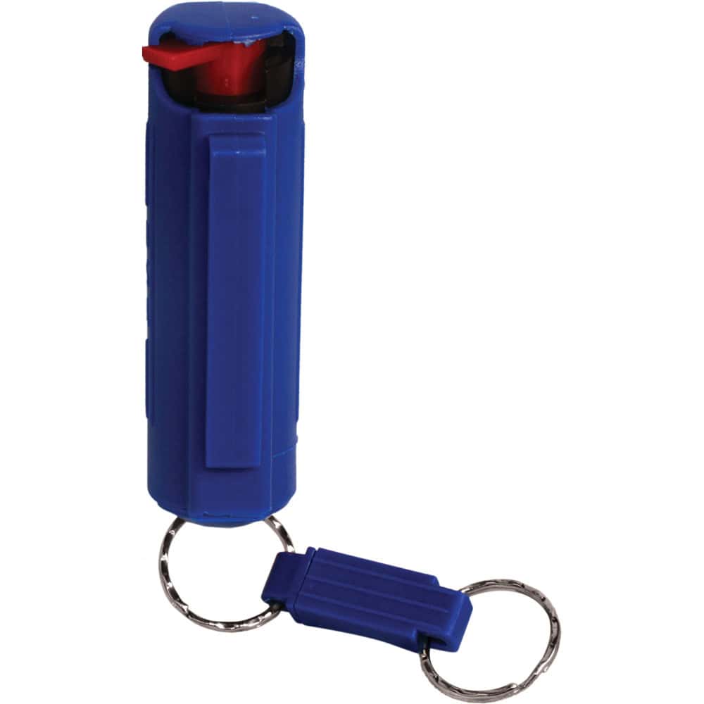 Pepper Shot Pepper Spray, 1.2% Major Capsaicinoids, 2 Million SHU, 0.5 oz, 6-8 Foot Range, 6-10 Bursts, Hard Protective Case, Belt Clip, Quick Release Keychain, UV Dye, Available in Black/Blue/Pink/Red - Image 6