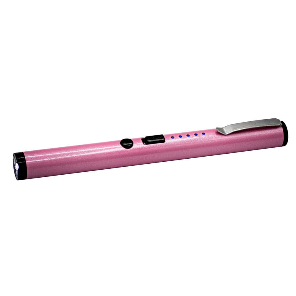 Premium Stun Pen with LED Light, 40 Million Volt Self Defense Pen, 80 Lumen Flashlight, USB Rechargeable, Stainless Steel Construction, Pocket Clip - Image 4