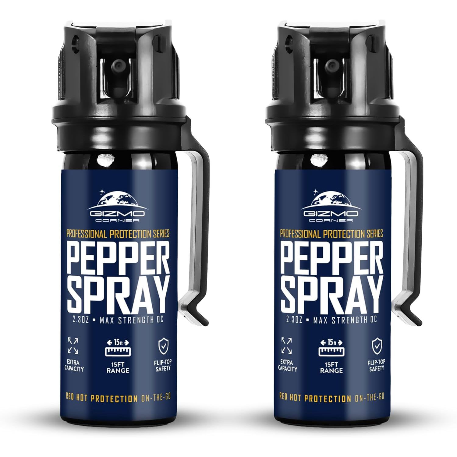 Pepper Spray for Self Defense, Large 2.3 oz Flip Top Safety with Belt Clip - Image 5