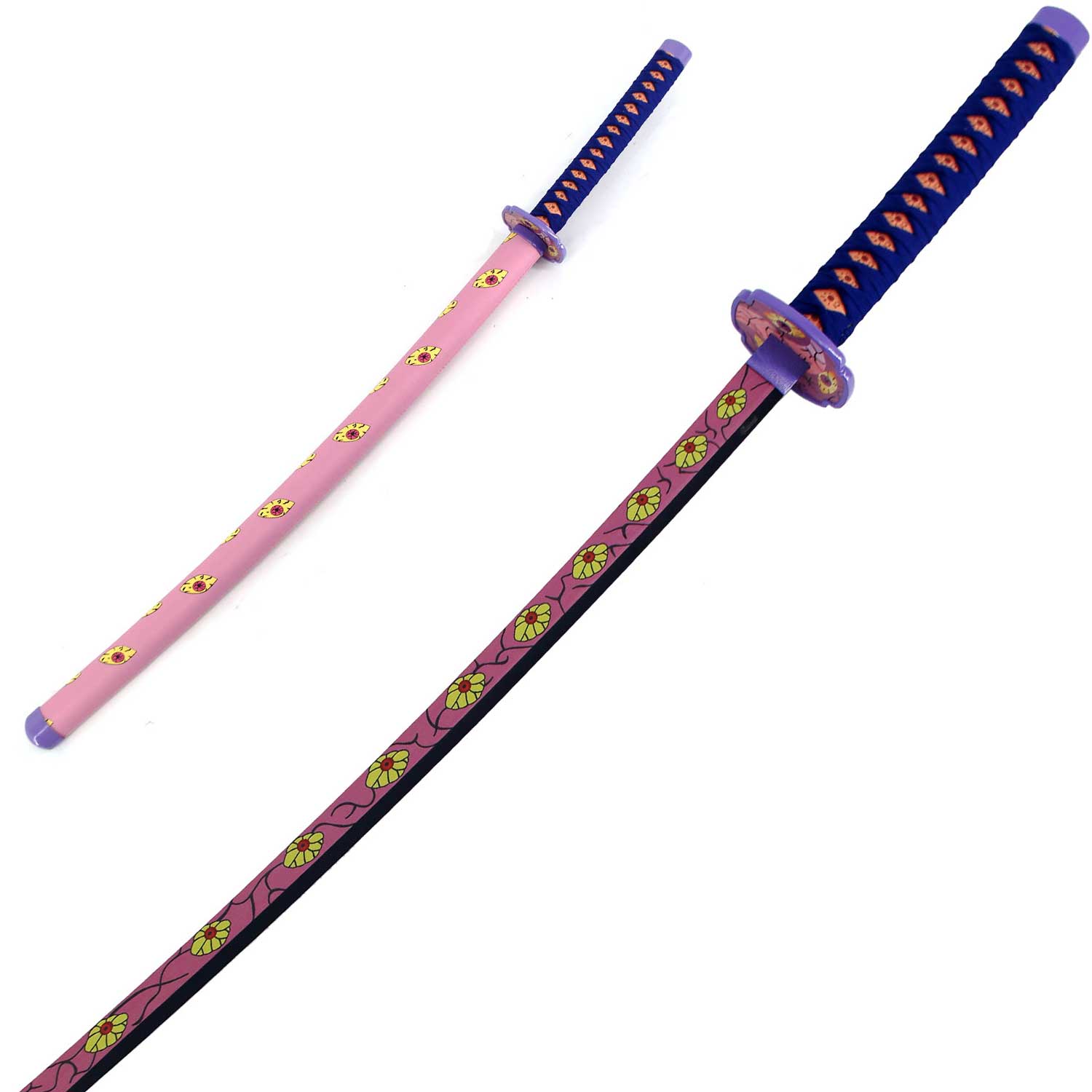 40" Steel Kokushibo Demon Eye Katana Anime Sword - Image 2
